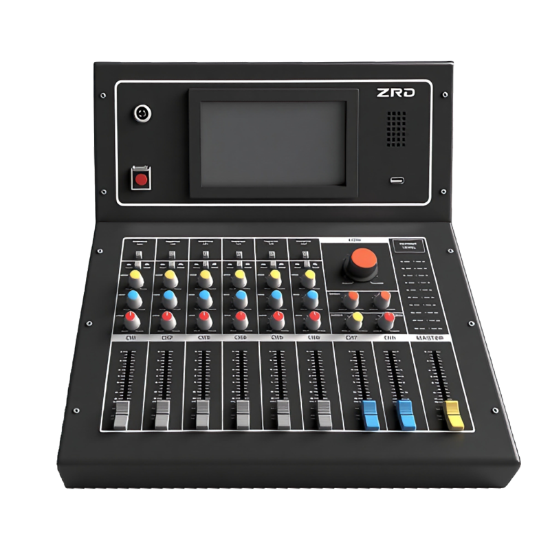 7寸触摸屏IP网络调音台 JC-IP1926