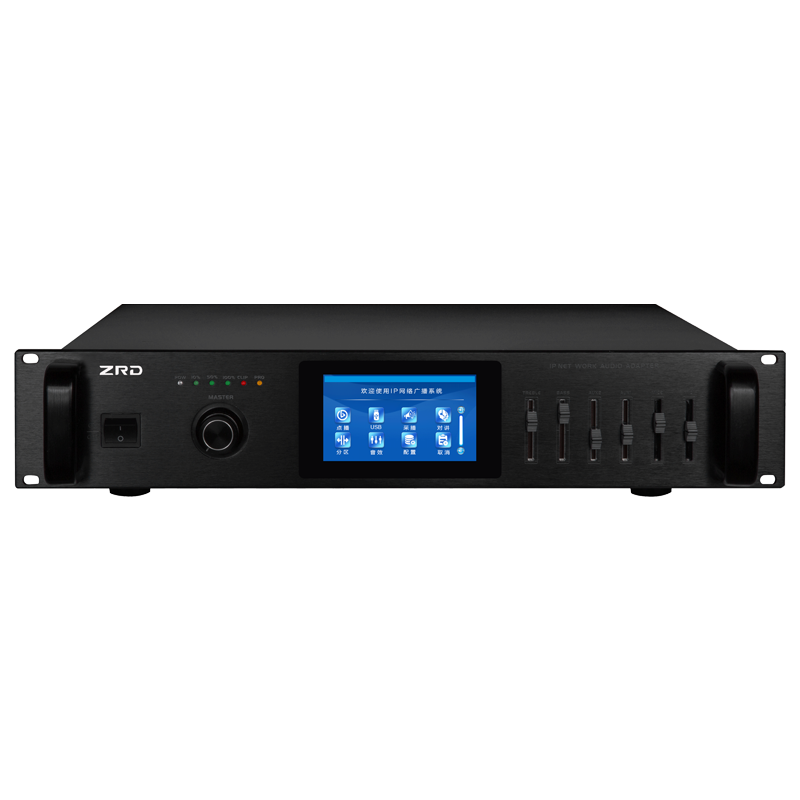 4.3寸触摸屏IP网络功率放大器系列 (60W-650W)