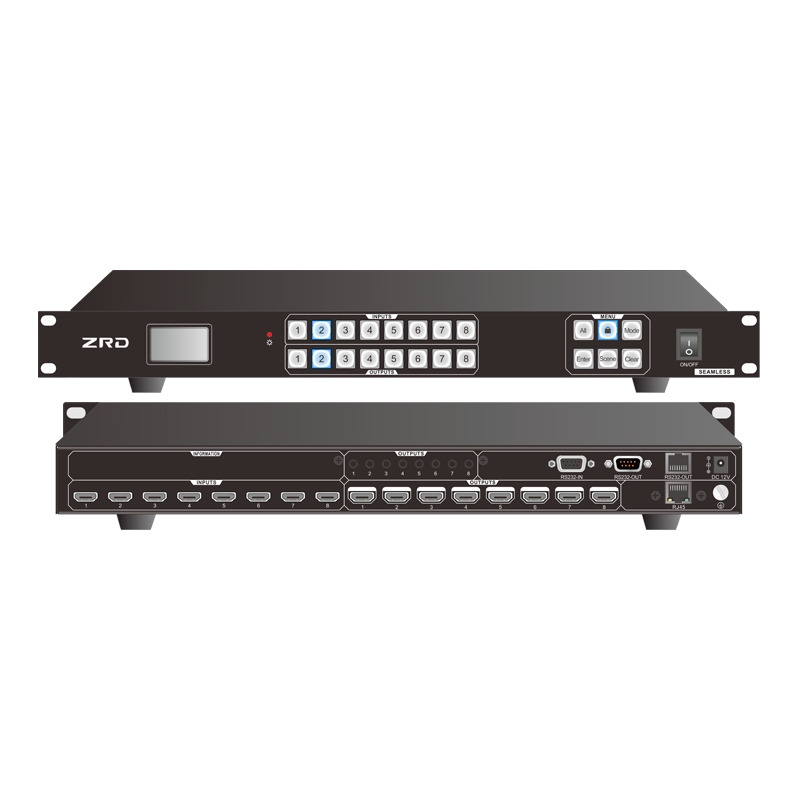 8进8出HDMI矩阵切换器  MU-0808S